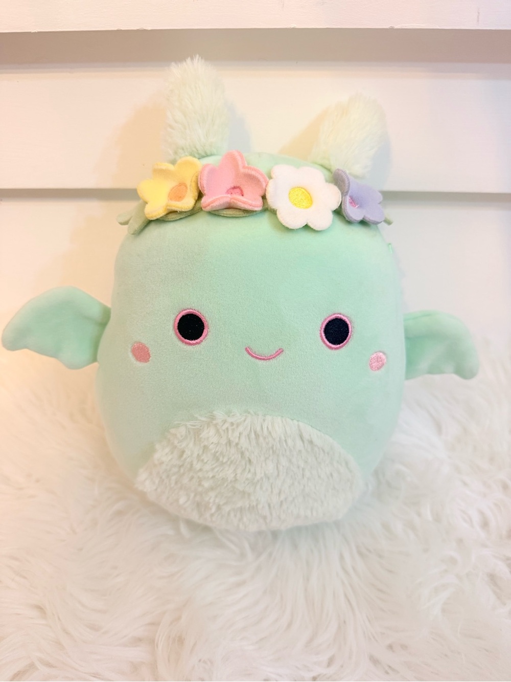 💫4/$25 • Squishmallow Tove the Mint Green Mothman